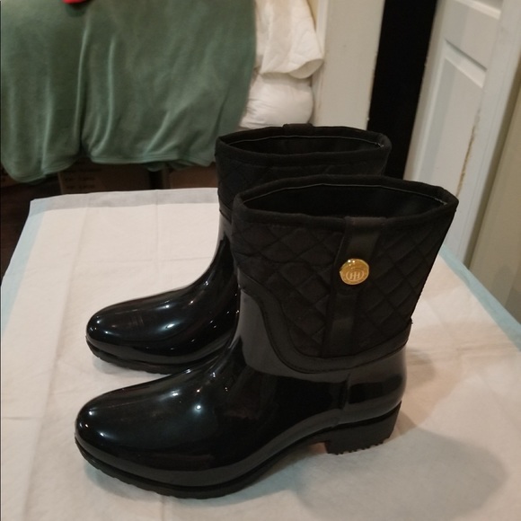 Tommy Hilfiger Splash Rain Boots Size 7 Women
